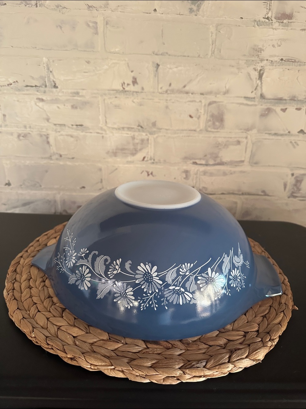 Vintage Pyrex 2 Piece Set Colonial Mist Cinderella Mixing Bowls 444 & 442 - Picture 2 of 9